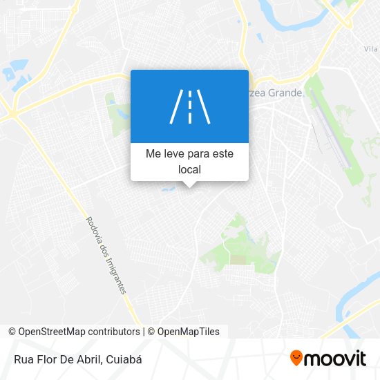 Rua Flor De Abril mapa