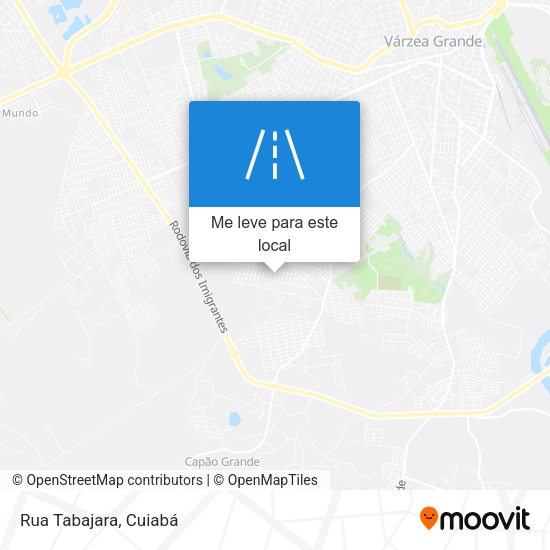 Rua Tabajara mapa
