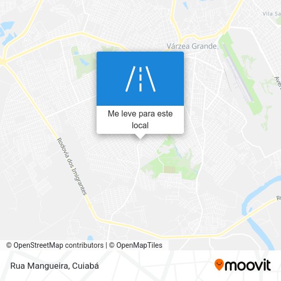 Rua Mangueira mapa