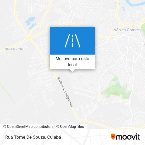 Rua Tome De Souza mapa