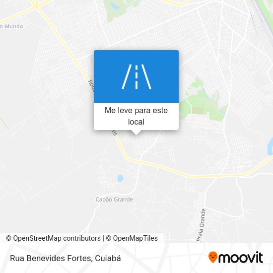 Rua Benevides Fortes mapa