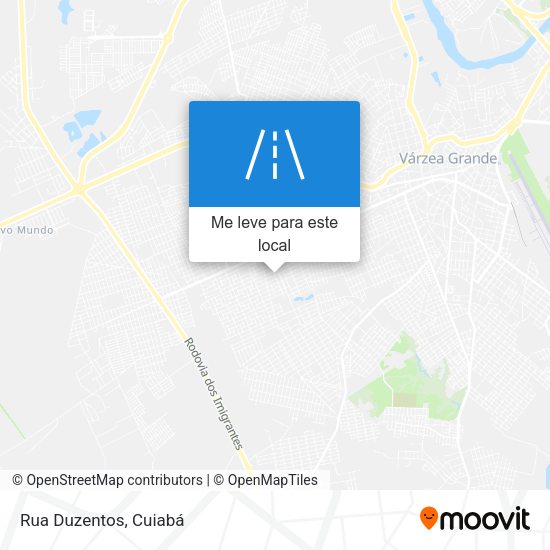 Rua Duzentos mapa