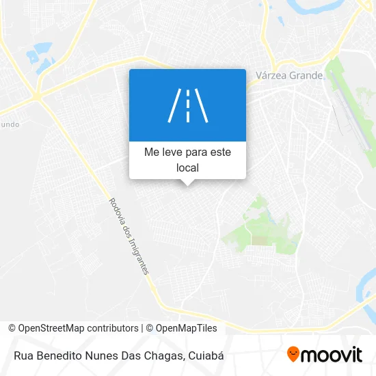 Rua Benedito Nunes Das Chagas mapa