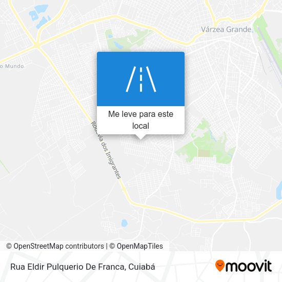 Rua Eldir Pulquerio De Franca mapa
