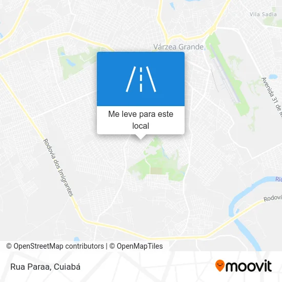 Rua Paraa mapa
