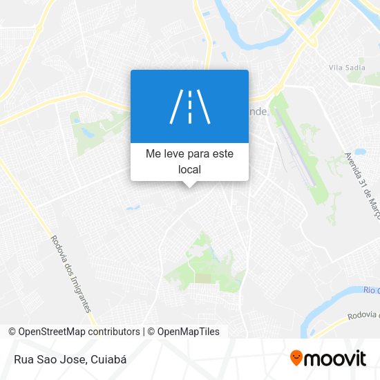 Rua Sao Jose mapa