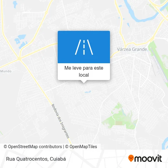 Rua Quatrocentos mapa