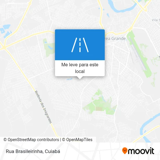 Rua Brasileirinha mapa