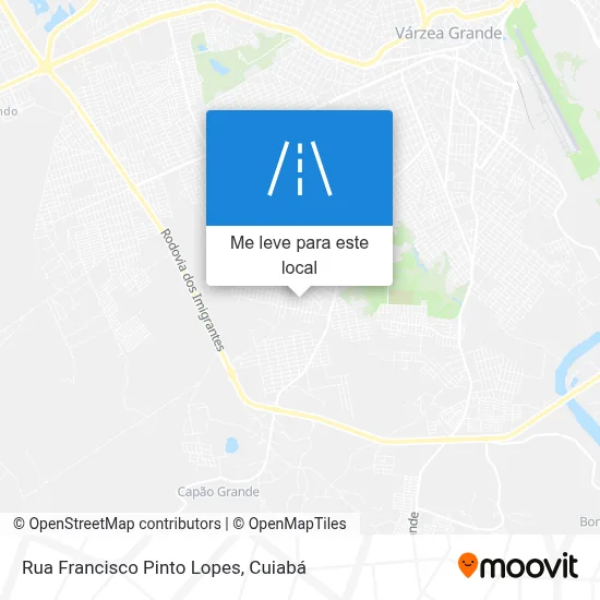Rua Francisco Pinto Lopes mapa