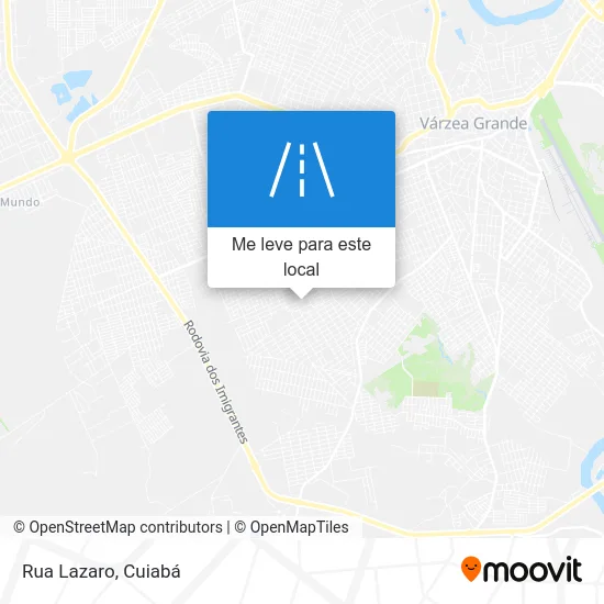 Rua Lazaro mapa