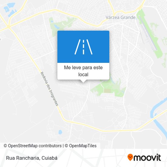 Rua Rancharia mapa
