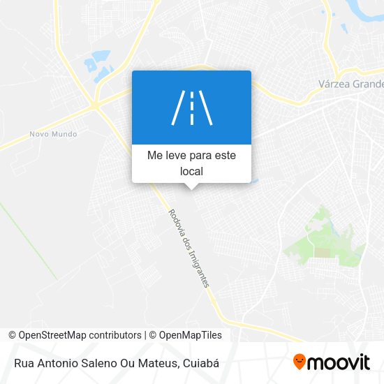 Rua Antonio Saleno Ou Mateus mapa