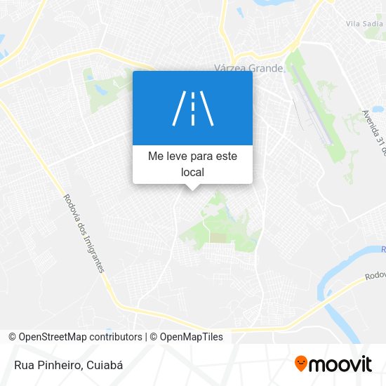 Rua Pinheiro mapa