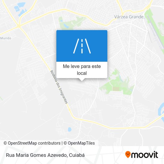 Rua Maria Gomes Azevedo mapa