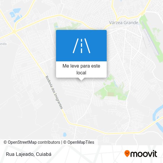 Rua Lajeado mapa