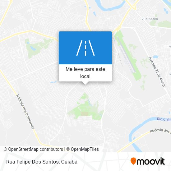Rua Felipe Dos Santos mapa