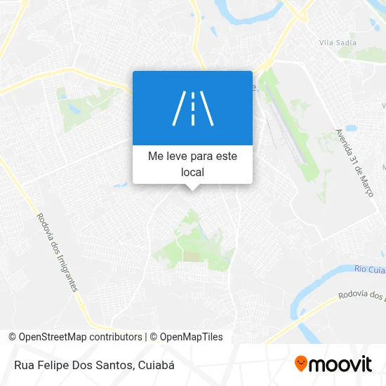 Rua Felipe Dos Santos mapa