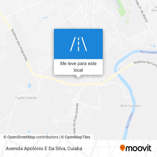 Avenida Apolônio E Da Silva mapa