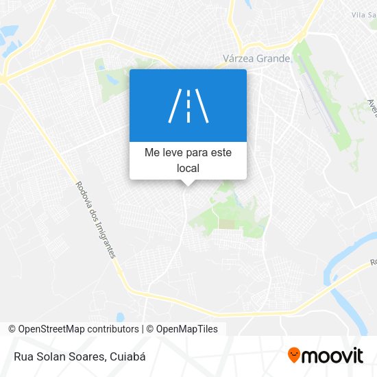 Rua Solan Soares mapa