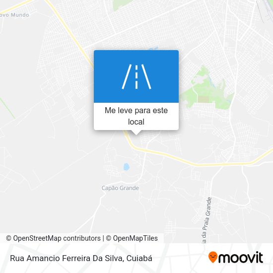 Rua Amancio Ferreira Da Silva mapa