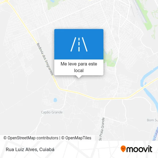 Rua Luiz Alves mapa