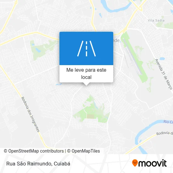Rua São Raimundo mapa
