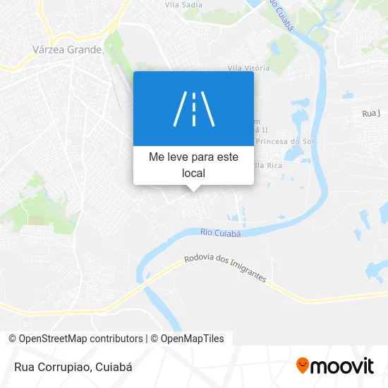 Rua Corrupiao mapa