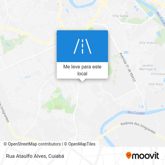 Rua Ataulfo Alves mapa