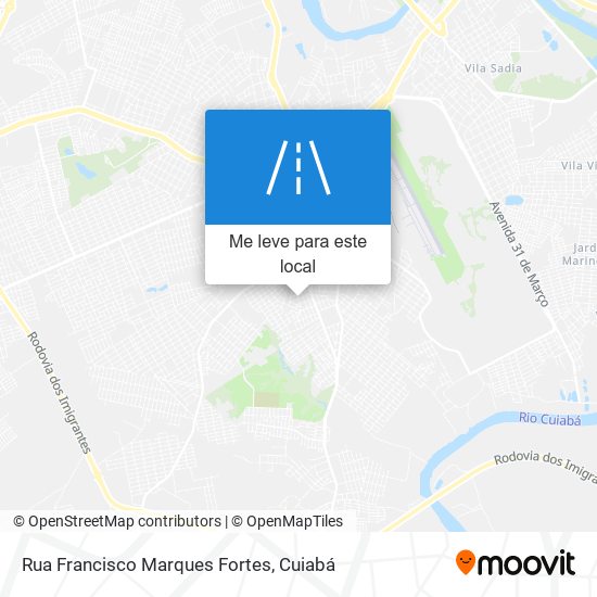 Rua Francisco Marques Fortes mapa