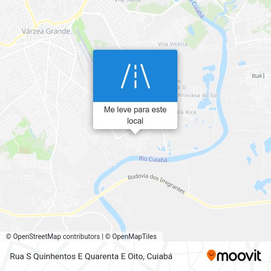 Rua S Quinhentos E Quarenta E Oito mapa