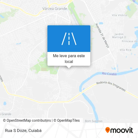 Rua S Doze mapa