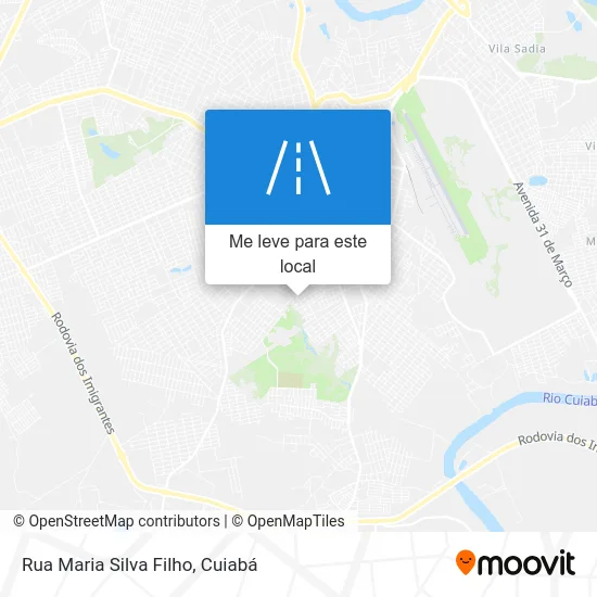 Rua Maria Silva Filho mapa
