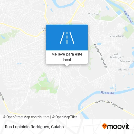 Rua Lupicinio Rodrigues mapa