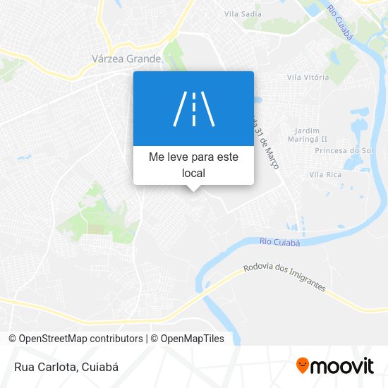 Rua Carlota mapa