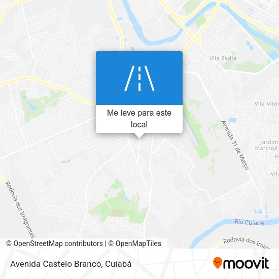 Avenida Castelo Branco mapa