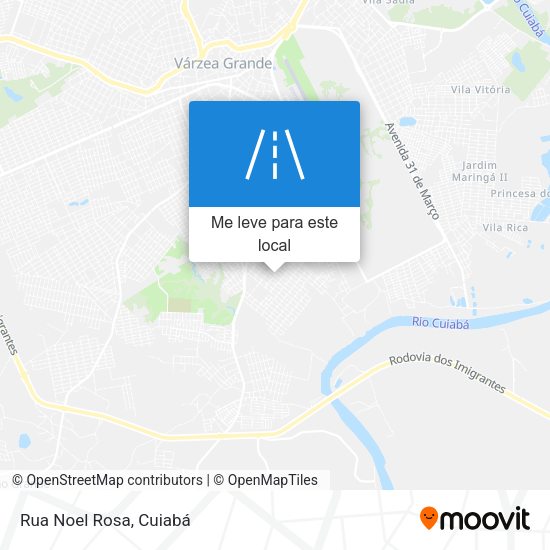 Rua Noel Rosa mapa