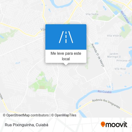 Rua Pixinguinha mapa