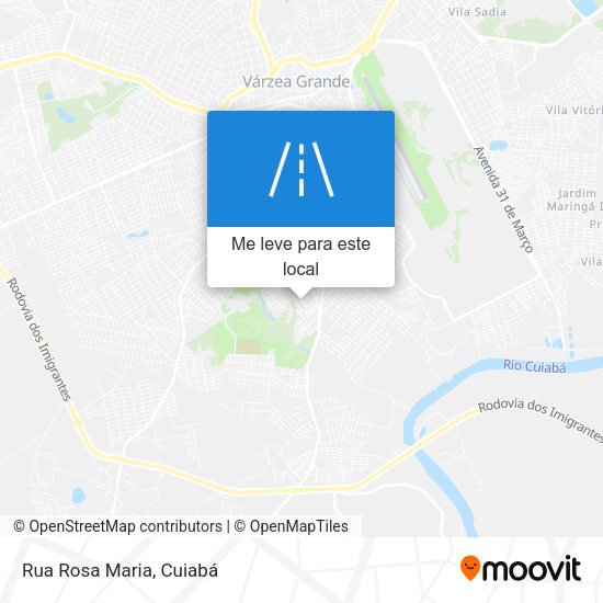 Rua Rosa Maria mapa