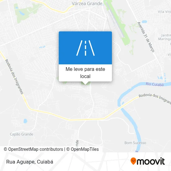 Rua Aguape mapa