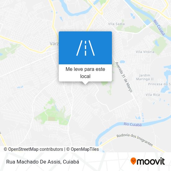 Rua Machado De Assis mapa