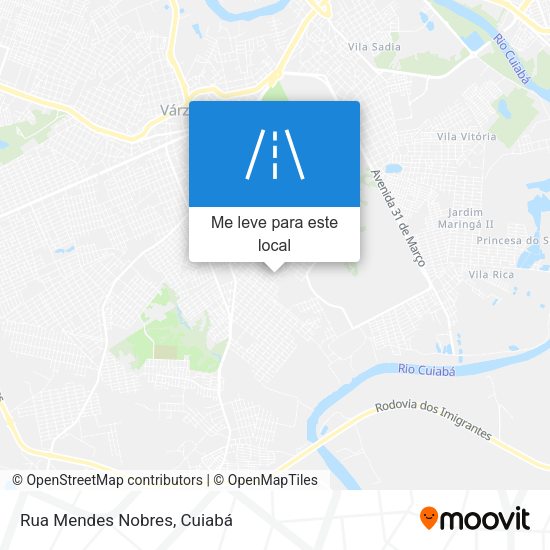 Rua Mendes Nobres mapa
