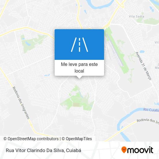 Rua Vitor Clarindo Da Silva mapa