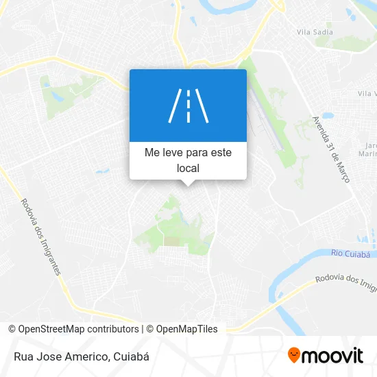 Rua Jose Americo mapa
