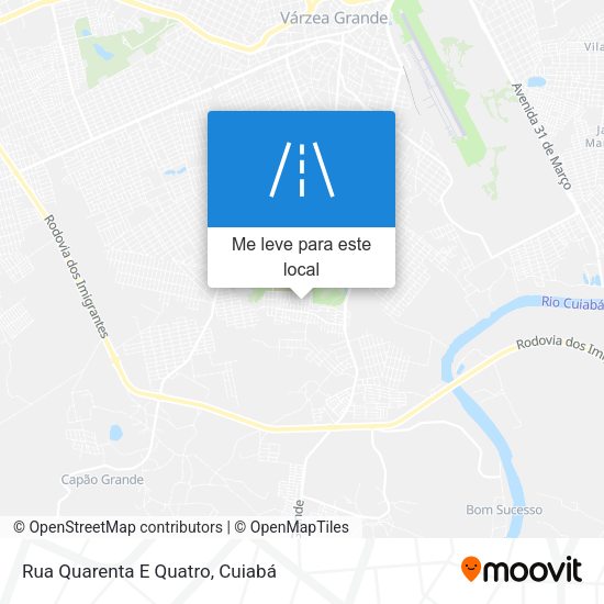 Rua Quarenta E Quatro mapa