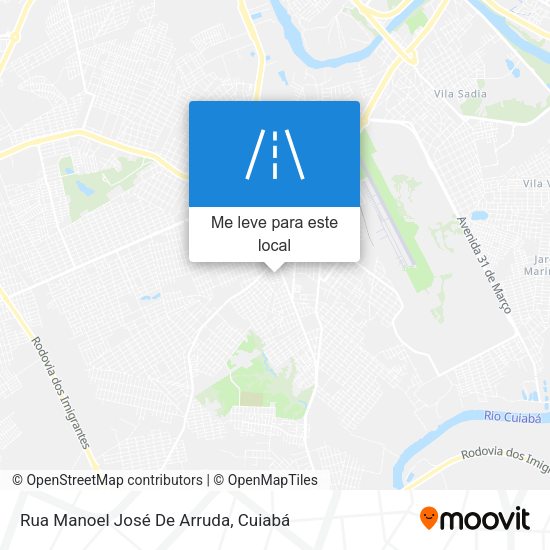 Rua Manoel José De Arruda mapa