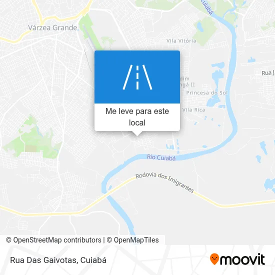 Rua Das Gaivotas mapa