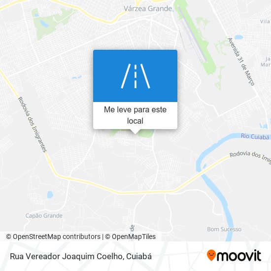 Rua Vereador Joaquim Coelho mapa