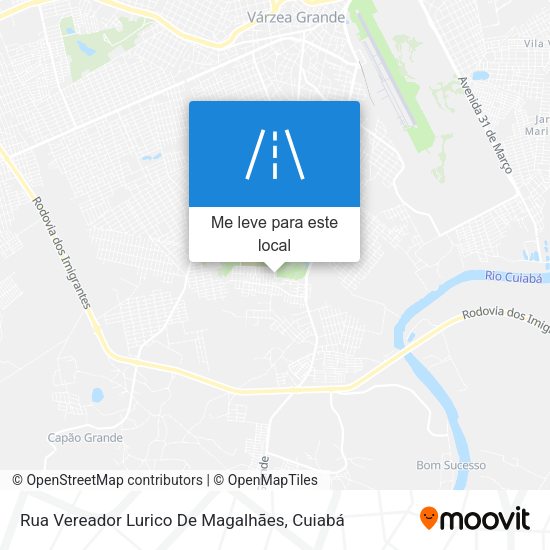 Rua Vereador Lurico De Magalhães mapa