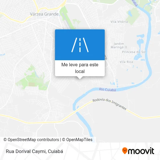 Rua Dorival Caymi mapa