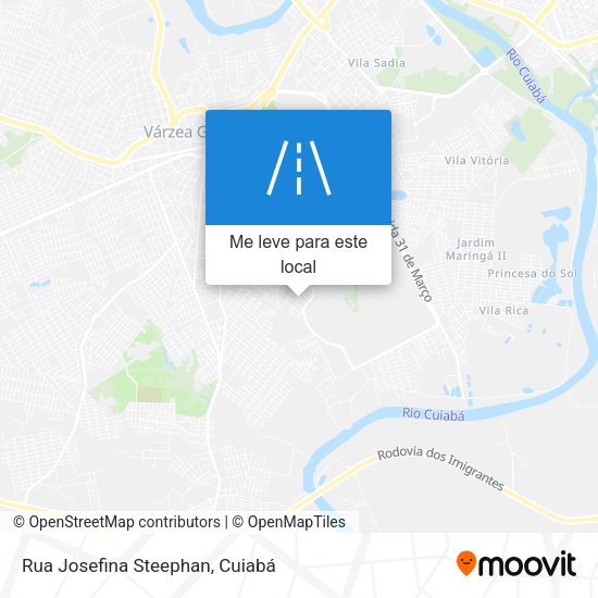 Rua Josefina Steephan mapa